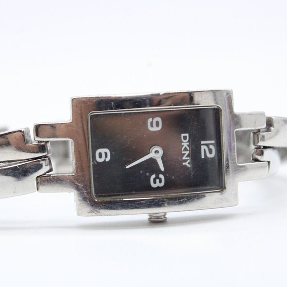 DKNY Watch Women's Casual Silver Tone Stainless Steel Bracelet Black Dial - Picture 6 of 8